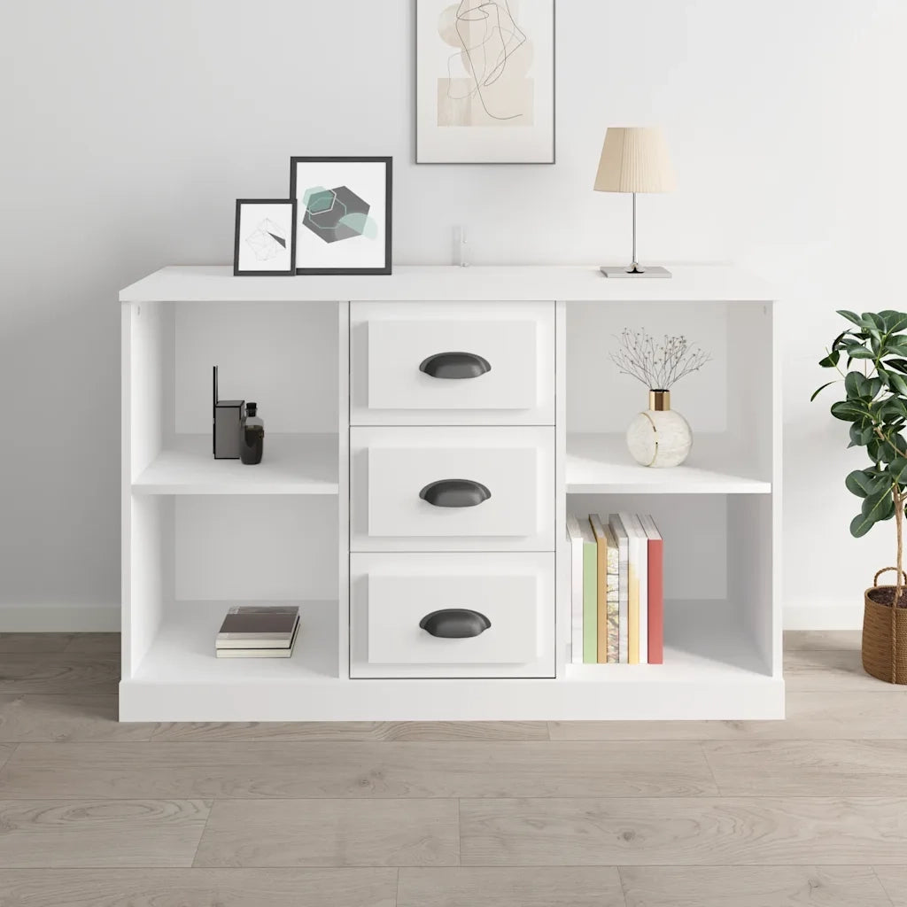 Credenza Bianca 104,5x35,5x67,5 cm in Legno Multistratocod mxl 105876