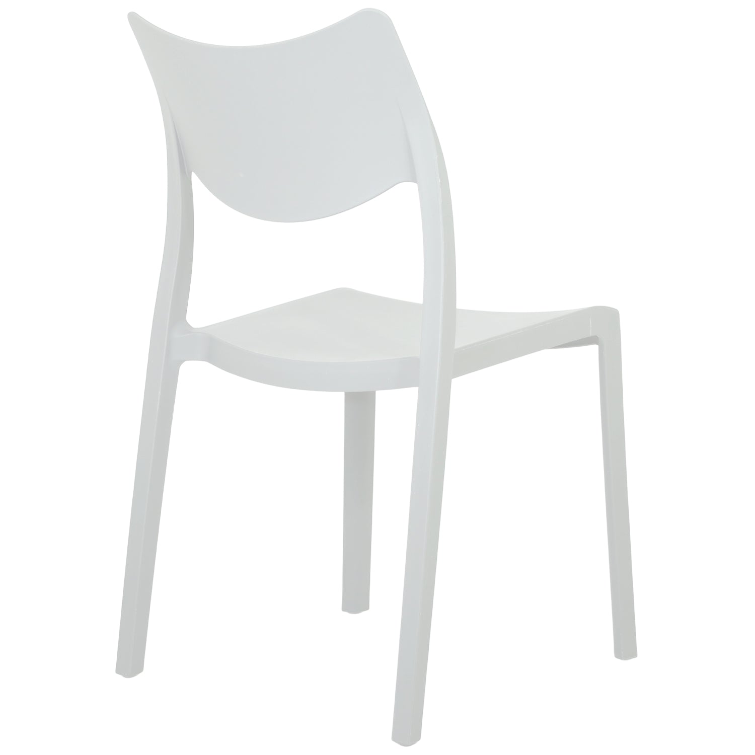 Marvin Sedia In Polipropilene Manu Arredo di Design Sedia per Esterno e Interno Impilabile Sedie per 4 SEDIE MANU BIANCO