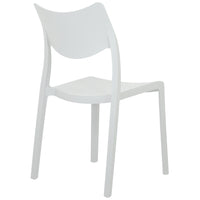 Marvin Sedia In Polipropilene Manu Arredo di Design Sedia per Esterno e Interno Impilabile Sedie per 2 SEDIE MANU BIANCO