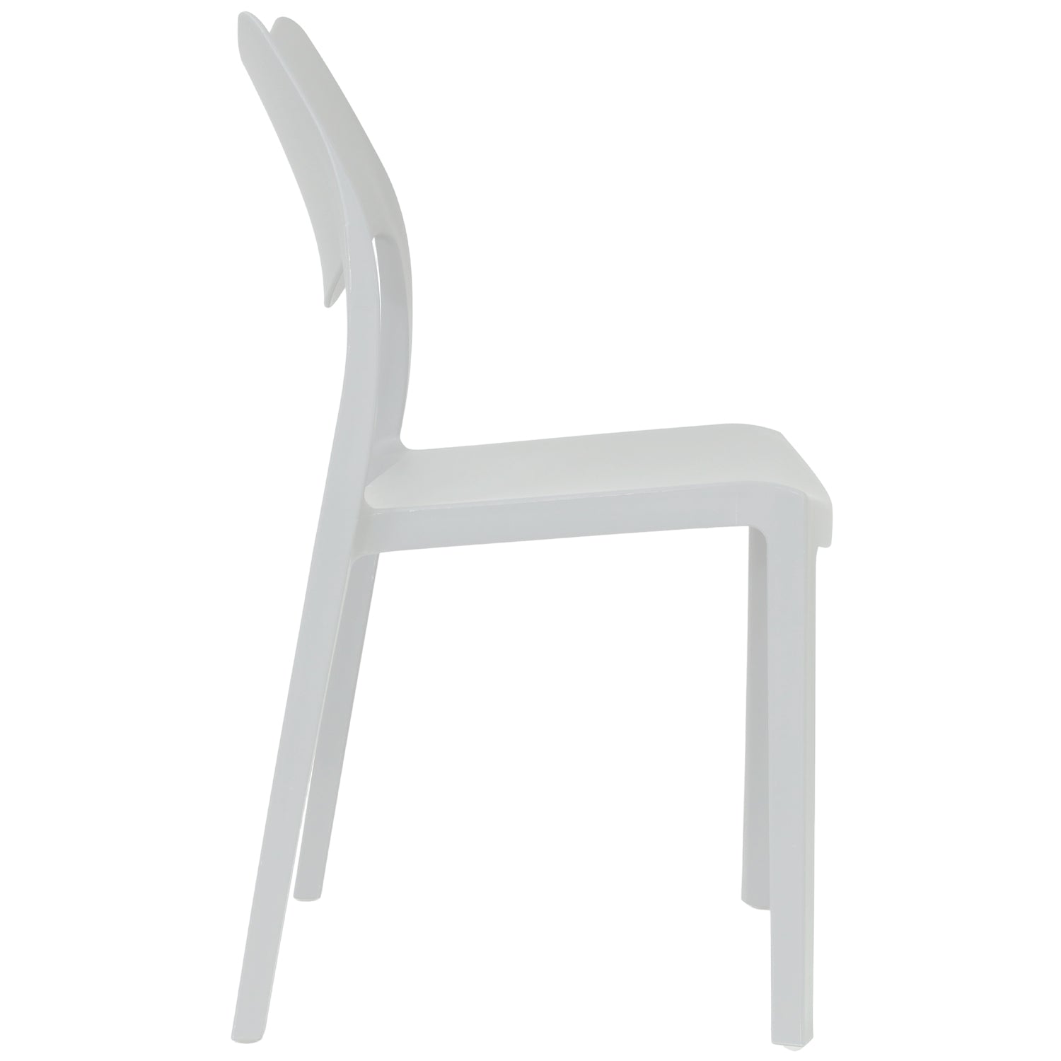 Marvin Sedia In Polipropilene Manu Arredo di Design Sedia per Esterno e Interno Impilabile Sedie per 2 SEDIE MANU BIANCO