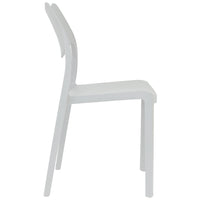 Marvin Sedia In Polipropilene Manu Arredo di Design Sedia per Esterno e Interno Impilabile Sedie per 2 SEDIE MANU BIANCO