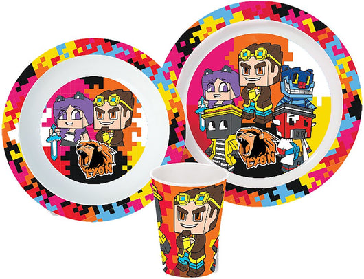 Set Regalo 3 Pezzi Lyon per neonati lavabile e adatto al microonde.