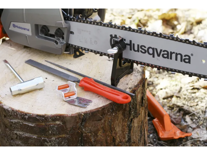 Supporto a morsa per affilatura Husqvarna