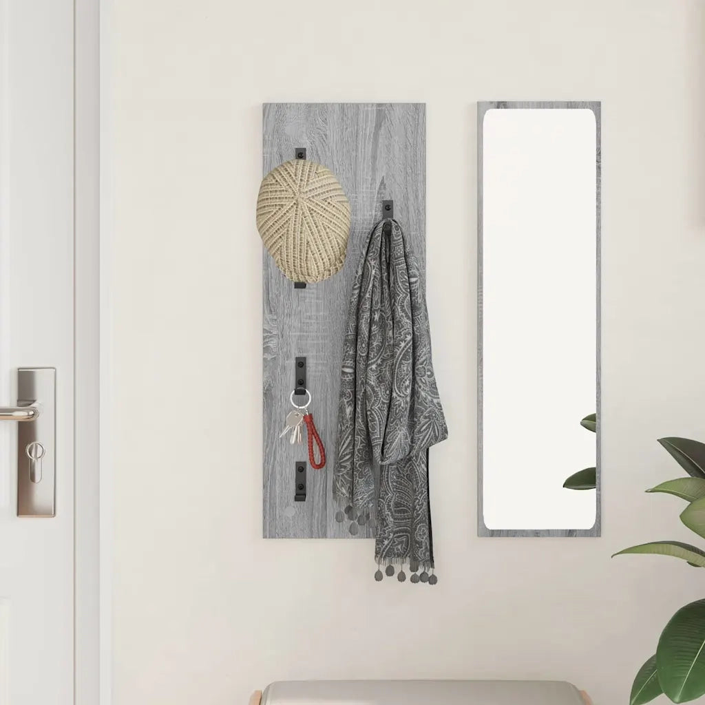 Appendiabiti a muro Grigio Sonoma 30 x 1,5 x 80 cm CFW4353710