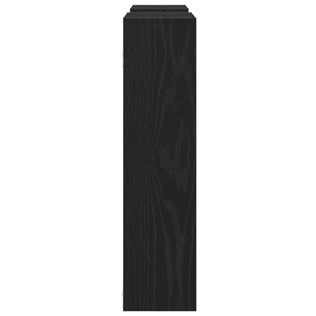 vidaXL Mensola a Muro Rovere Nero 99x15x60 cm in Truciolato