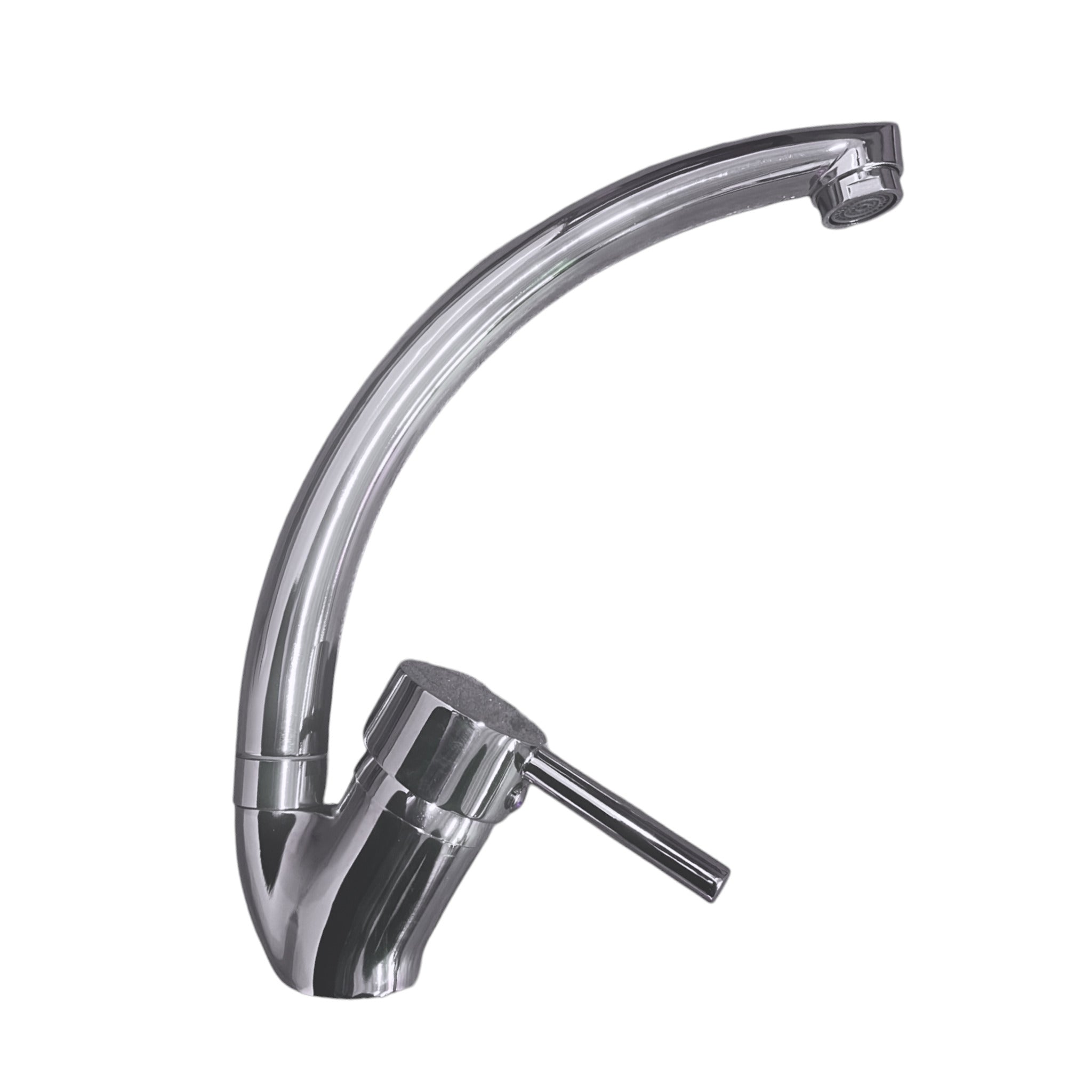 Rubinetto miscelatore per cucina con canna alta, completo