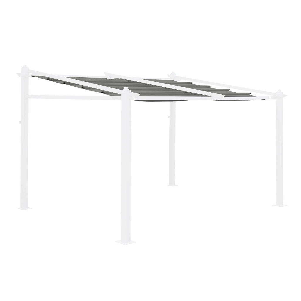 Tela del tetto per pergola 3x4m, grigio