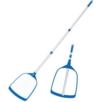 RETINO PIATTO PISCINA + ASTA 58635 BESTWAYTELESCOPICO CM 163
