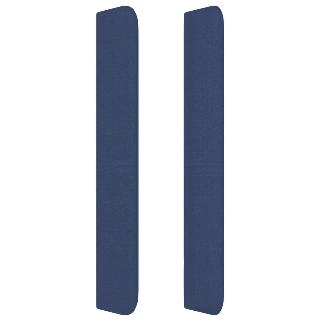 Testiera ad Orecchio Blu 163x16x118/128 cm in Tessuto