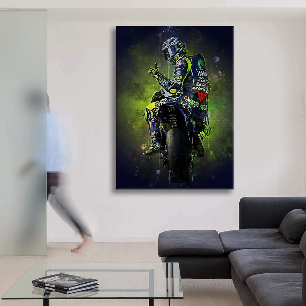 46 -  Quadro Canvas Contemporaneo su telaio in legno Misura: 100x140 cm