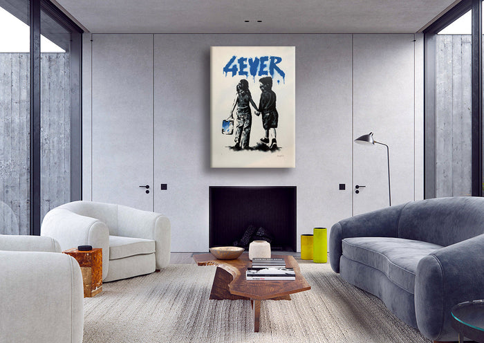 4Ever -  Quadro Canvas Contemporaneo su telaio in legno Misura: 50x70 cm
