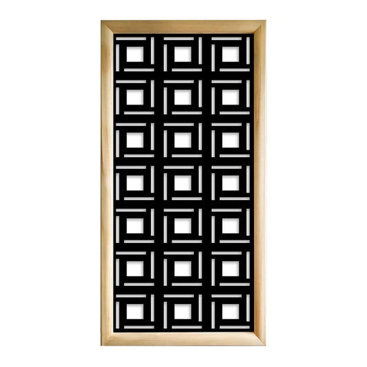 4SIDES - Moduli Decorativi in Legno e PVC Misura: 47x94 cm, Colore: nero