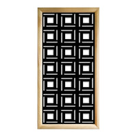 4SIDES - Moduli Decorativi in Legno e PVC Misura: 73x148 cm, Colore: nero