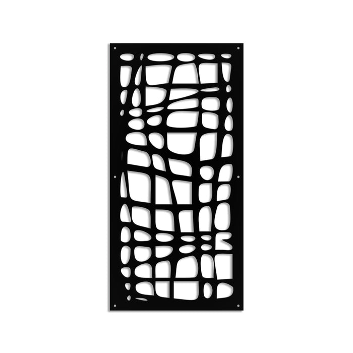 ABSTRACT - Pannello in PVC traforato - Parasole Colore: nero, Misura: 98x198 cm