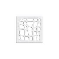 ABSTRACT - Pannello in PVC traforato - Parasole Colore: bianco, Misura: 73x73 cm