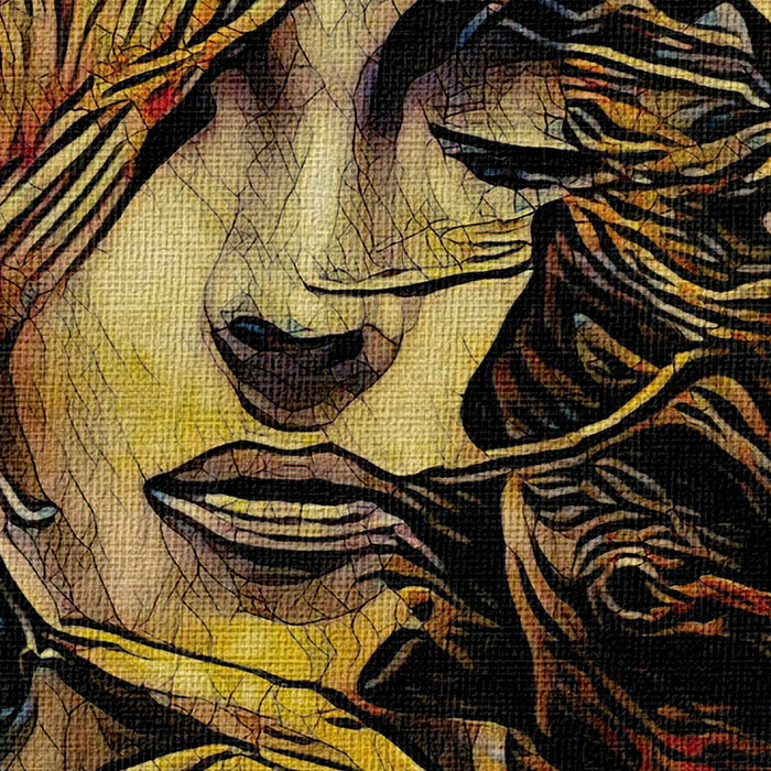 ABSTRACT 1101 - Quadro Canvas su telaio in legno Misura: 80x80 cm