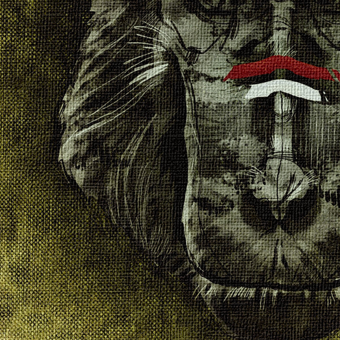 ABSTRACT 1103 - Quadro Canvas su telaio in legno Misura: 80x80 cm