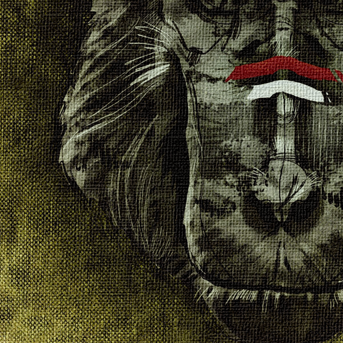 ABSTRACT 1103 - Quadro Canvas su telaio in legno Misura: 130x130 cm