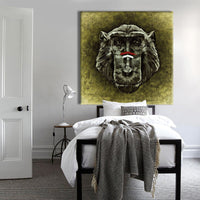 ABSTRACT 1103 - Quadro Canvas su telaio in legno Misura: 130x130 cm