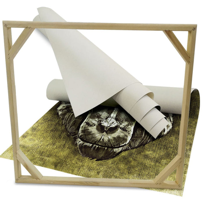 ABSTRACT 1103 - Quadro Canvas su telaio in legno Misura: 80x80 cm