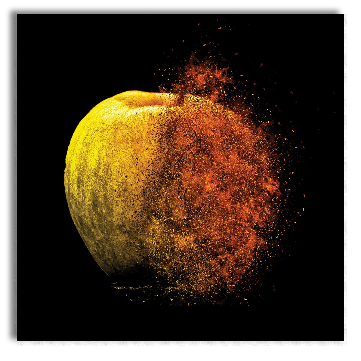 ABSTRACT 1104 - Quadro Canvas su telaio in legno Misura: 130x130 cm