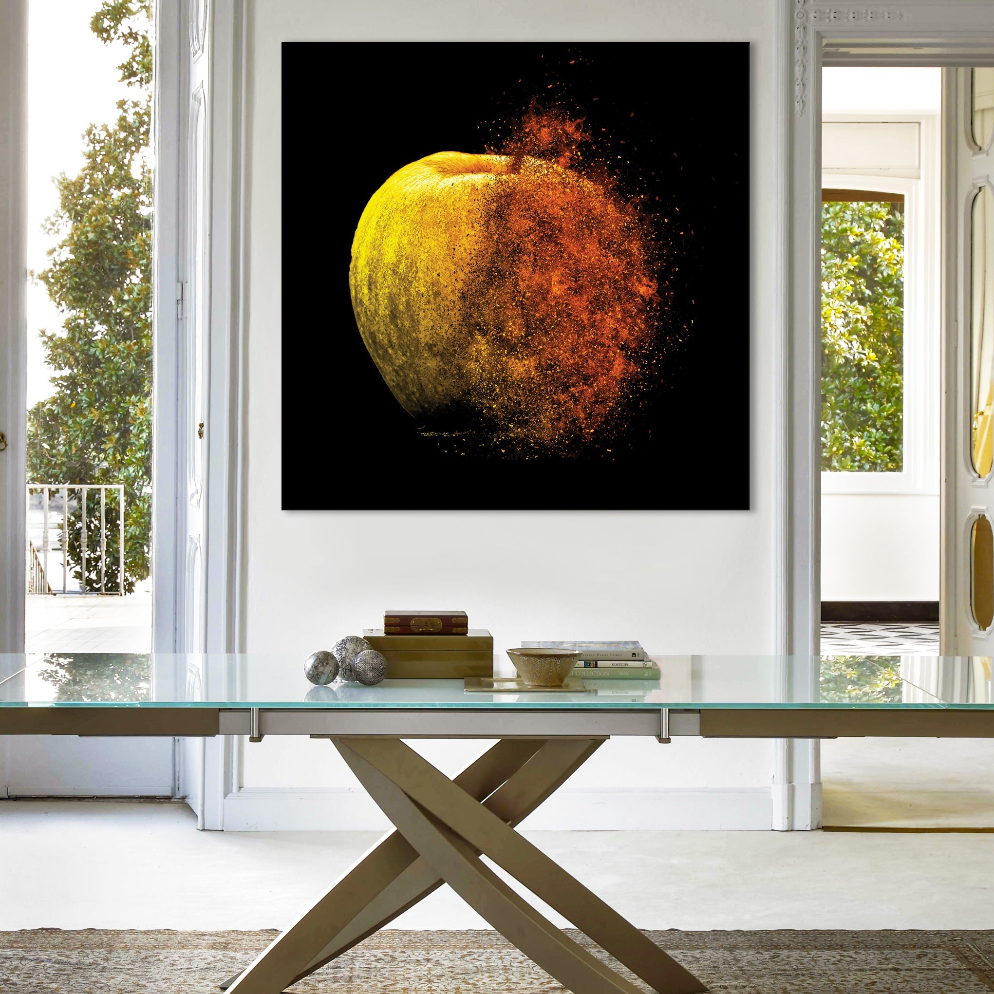 ABSTRACT 1104 - Quadro Canvas su telaio in legno Misura: 80x80 cm