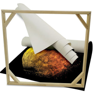 ABSTRACT 1104 - Quadro Canvas su telaio in legno Misura: 130x130 cm