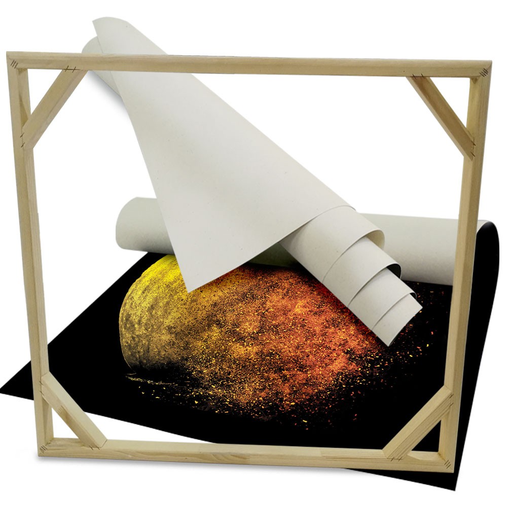 ABSTRACT 1104 - Quadro Canvas su telaio in legno Misura: 100x100 cm