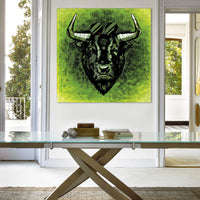 ABSTRACT 1105 - Quadro Canvas su telaio in legno Misura: 80x80 cm