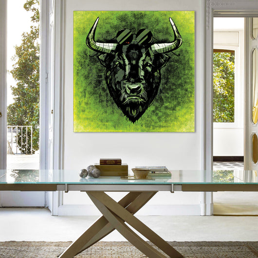 ABSTRACT 1105 - Quadro Canvas su telaio in legno Misura: 130x130 cm