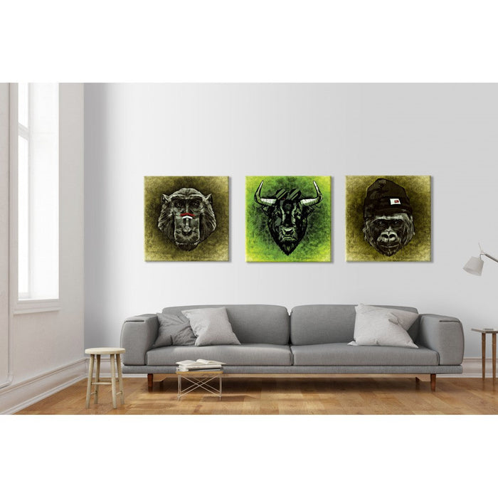 ABSTRACT 1105 - Quadro Canvas su telaio in legno Misura: 100x100 cm