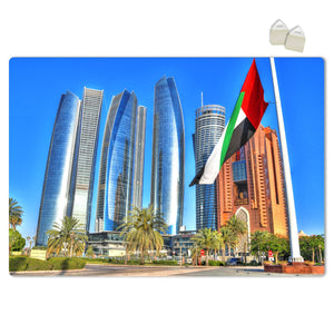 ABU DHABI - POSTER in PVC da 3mm Misura: 70x100 cm