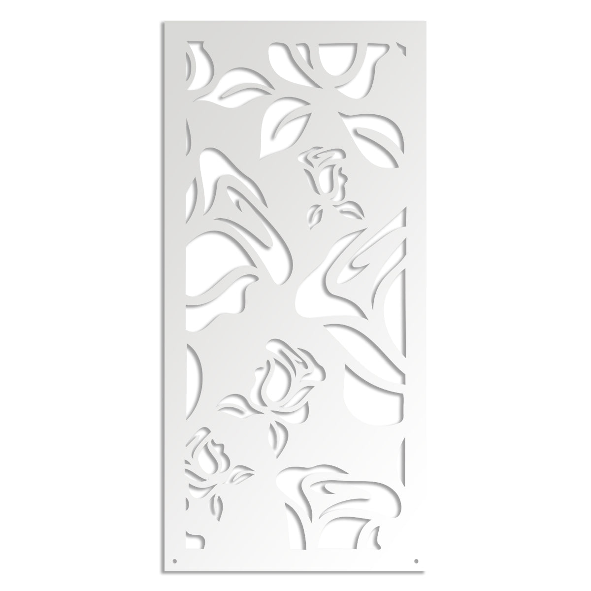 ADENIUM - Pannello in PVC traforato - Parasole Misura: 73x148 cm, Colore: bianco