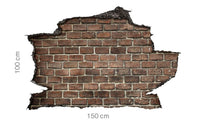 Adesivo parete muro effetto 3D MATTONI wall sticker adesivo per muro Misura: 150x100 cm