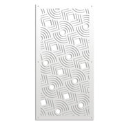 AIM - Pannello in PVC traforato - Parasole Misura: 47x94 cm, Colore: bianco