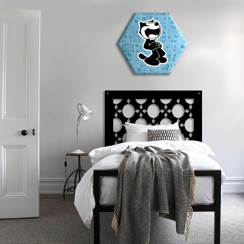 ALADIN - Pannello in PVC traforato - Parasole Colore: nero, Misura: 98x98 cm