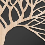 ALBERO - Quadro arredo LASERCUT composito Legno e PVC Misura: 60x60 cm