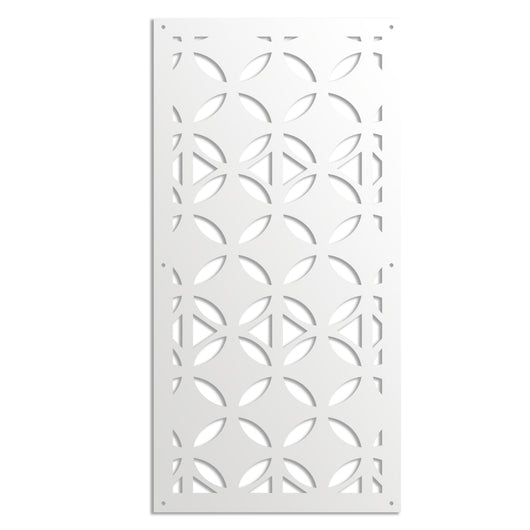 ALIEN - Pannello in PVC traforato - Parasole Misura: 73x148 cm, Colore: bianco