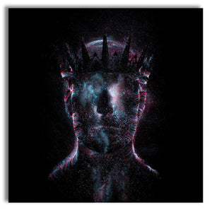 ALIEN Abstraction 102 - Quadro Canvas su telaio in legno Misura: 80x80 cm