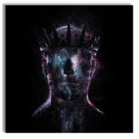 ALIEN Abstraction 102 - Quadro Canvas su telaio in legno Misura: 130x130 cm