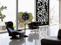 ALVEARE - Pannello in PVC traforato - Parasole Misura: 50x150 cm, Colore: nero