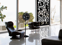 ALVEARE - Pannello in PVC traforato - Parasole Misura: 50x150 cm, Colore: nero