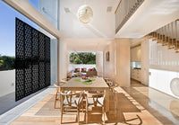 ANCHOR - Pannello in PVC traforato - Parasole Colore: nero, Misura: 47x94 cm