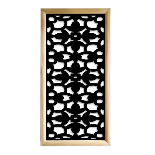 ANCHORAGE  - Moduli Decorativi in Legno e PVC Misura: 47x94 cm, Colore: nero