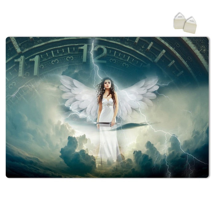 ANGEL CLOCK - POSTER in PVC da 3mm Misura: 70x100 cm
