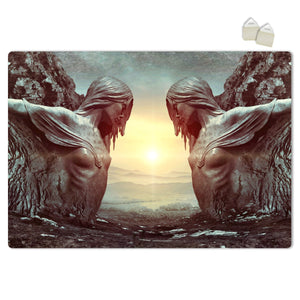 ANGEL VS ANGEL - POSTER in PVC da 3mm Misura: 70x100 cm