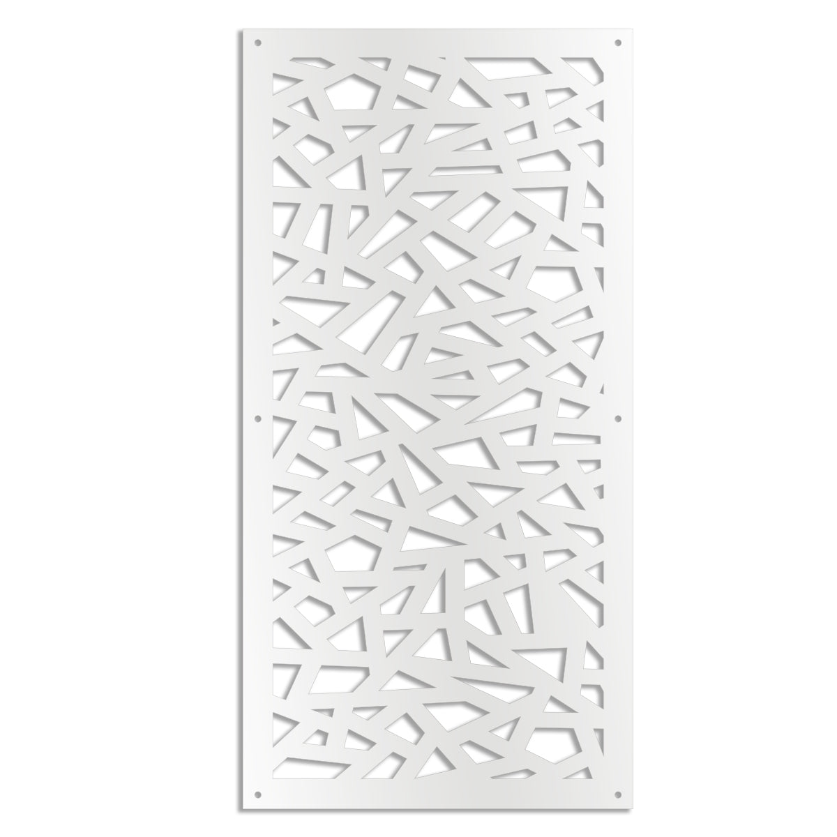 APOCALYPSE - Pannello in PVC traforato - Parasole Colore: bianco, Misura: 73x148 cm