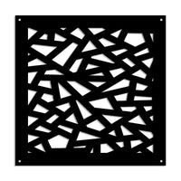 APOCALYPSE - Pannello in PVC traforato - Parasole Colore: nero, Misura: 48x48 cm