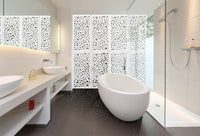 APOCALYPSE - Pannello in PVC traforato - Parasole Misura: 50x150 cm, Colore: bianco