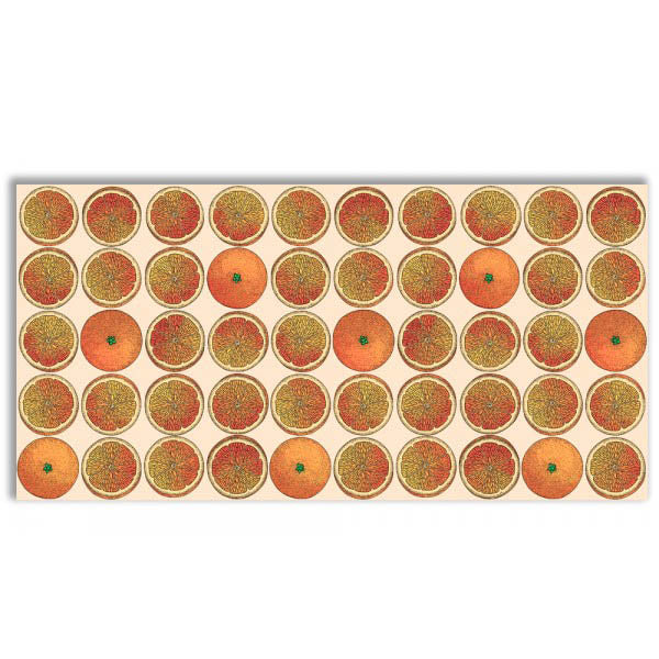 ARANCE - Paraschizzi da cucina in PVC flessibile - Misura 120x60cm spessore 3mm